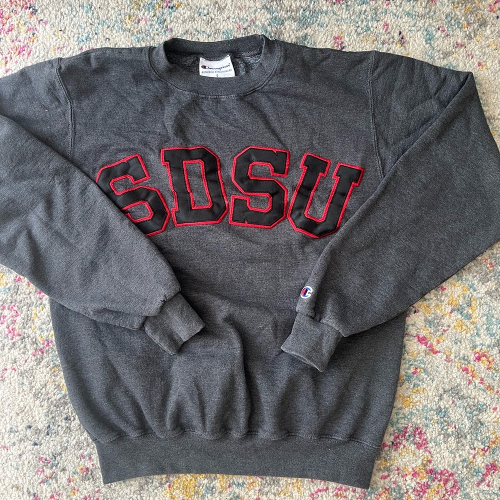 SDSU Champion crew neck sweater